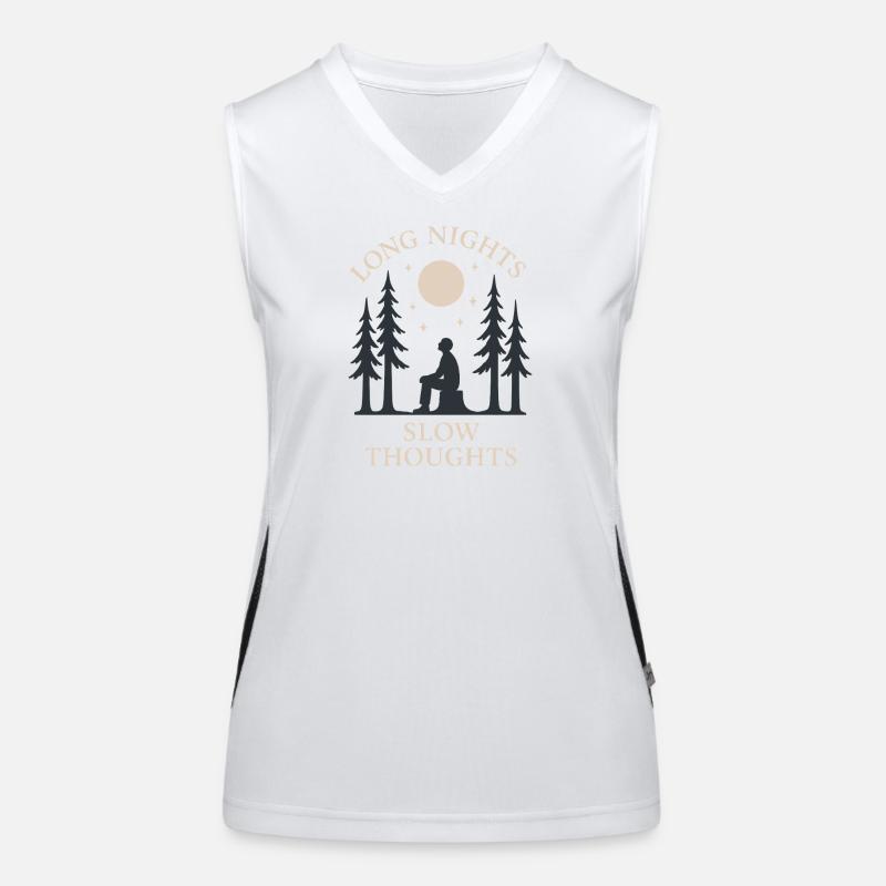 Forest Walk Overthinker Mental Reset Funktionelles Kontrast-Tank Top für Frauen