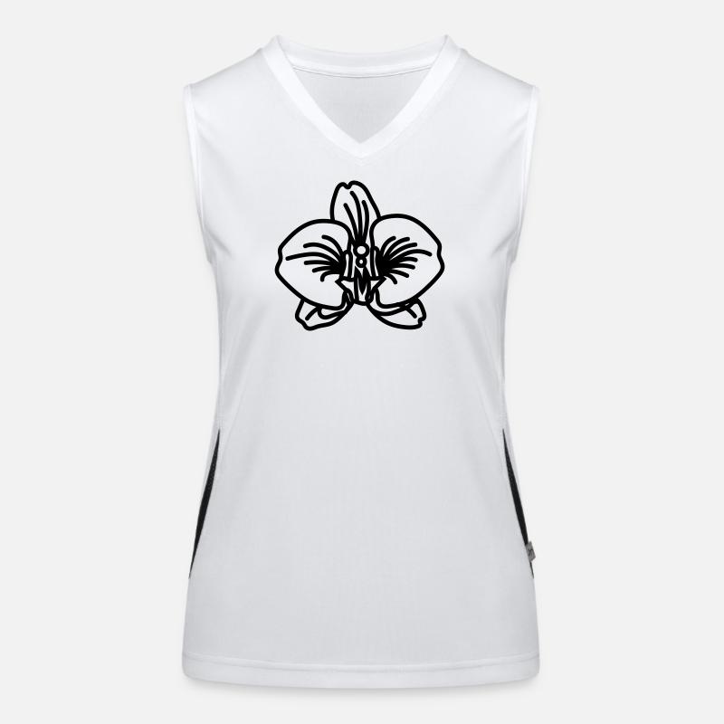 orchidée Débardeur respirant contrasté Femme