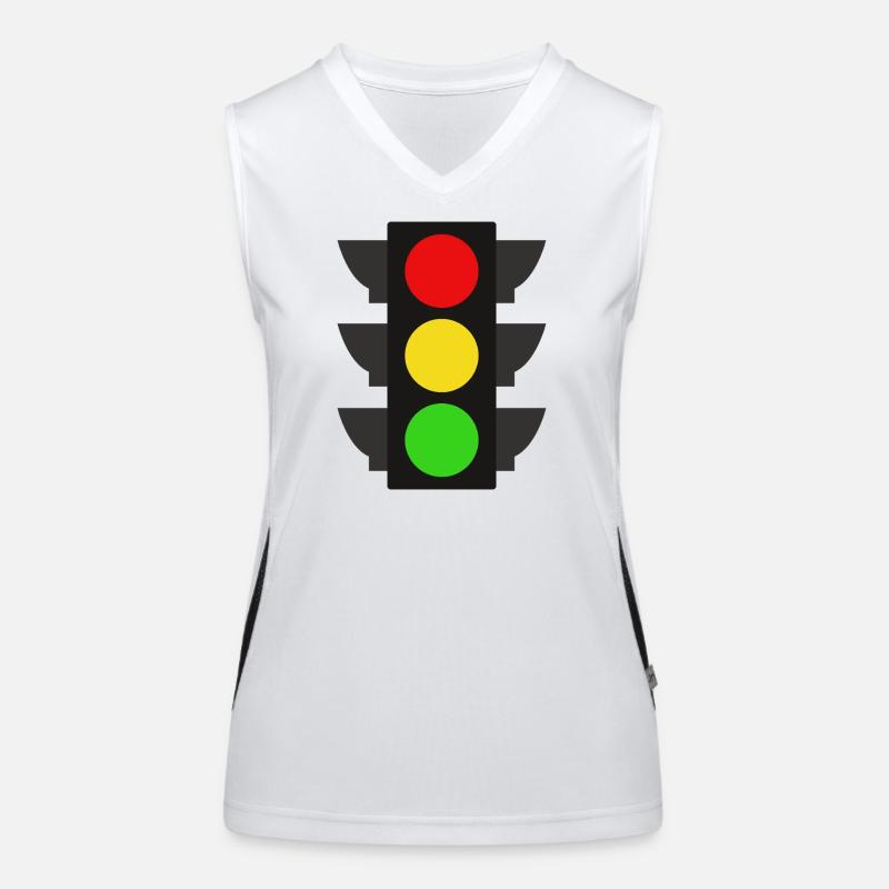 Traffic light Women's Functional Contrast Tank Top