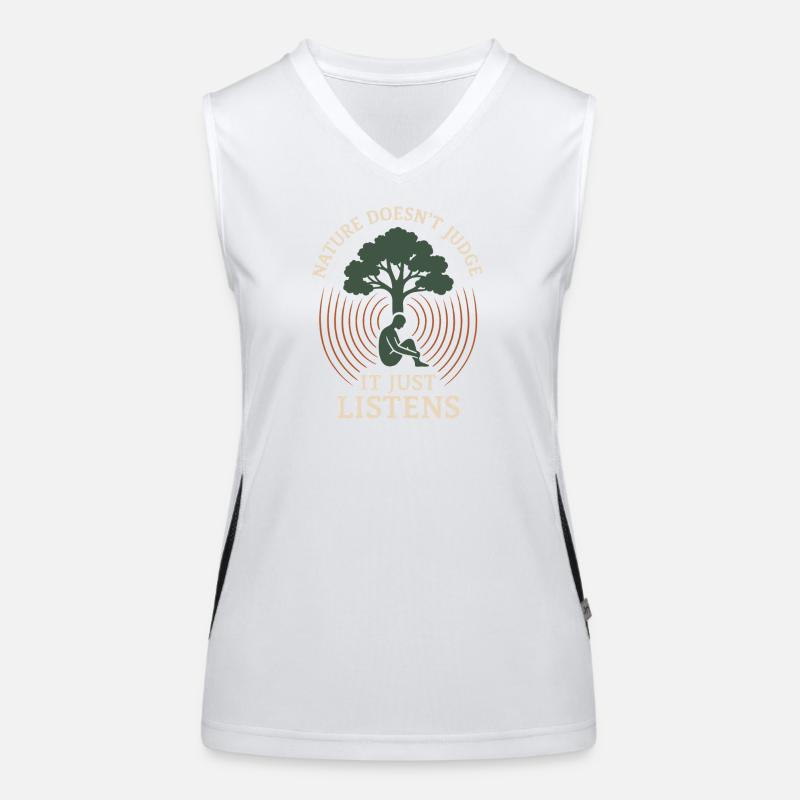 Forest Walk Overthinker Mental Reset Funktionelles Kontrast-Tank Top für Frauen