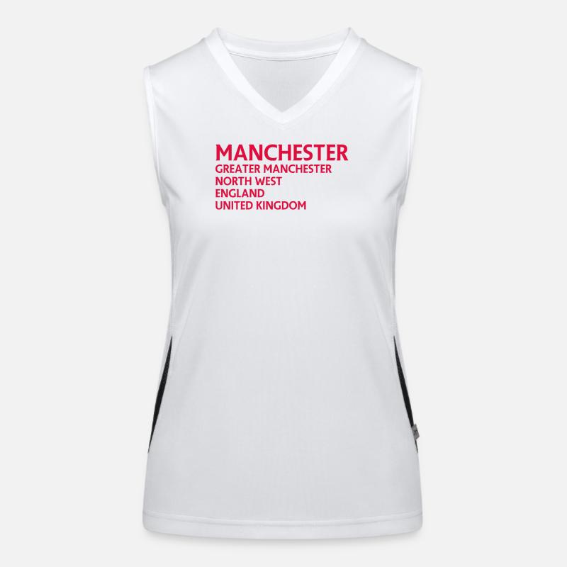 Manchester – Angleterre Lyrique Débardeur respirant contrasté Femme