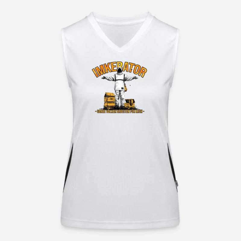 Beekeeper Whole colonies work for me Women's Functional Contrast Tank Top