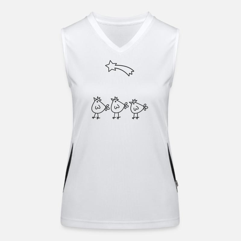 Chick Crowns Star Arch Three Kings Women's Functional Contrast Tank Top