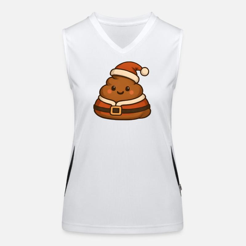 -Weihnachts-Weihnachtsmann Charming Funktionelles Kontrast-Tank Top für Frauen