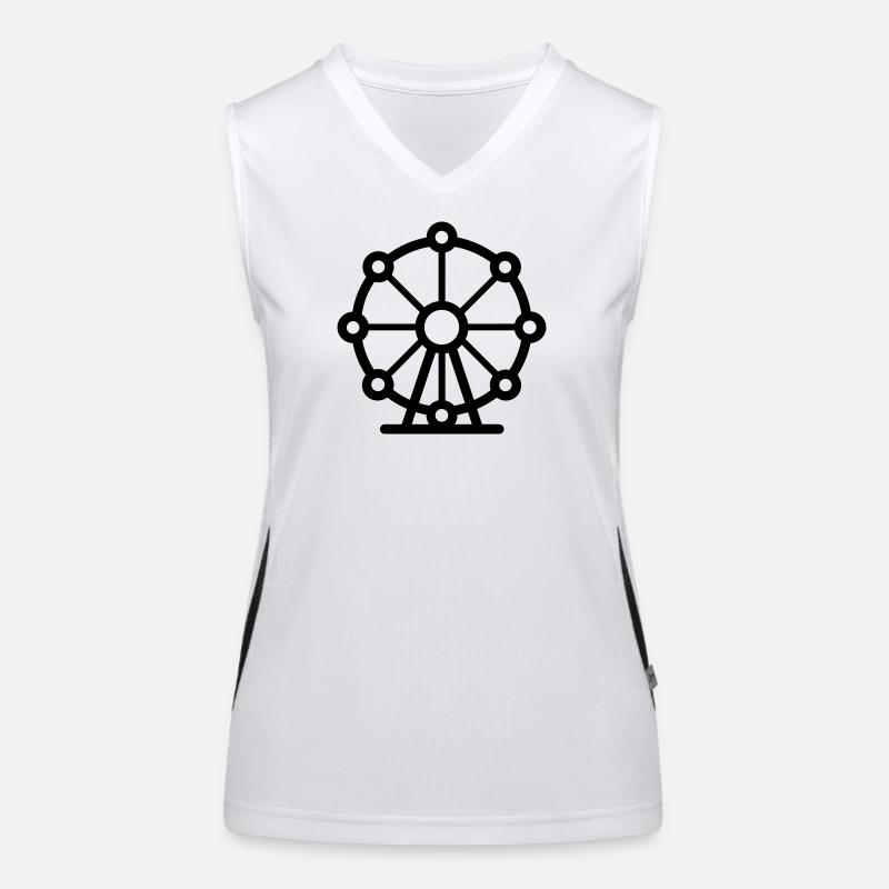 Ferris wheel Women's Functional Contrast Tank Top