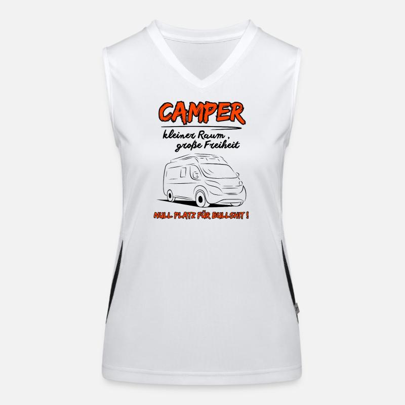 Déclaration du camping-car Débardeur respirant contrasté Femme