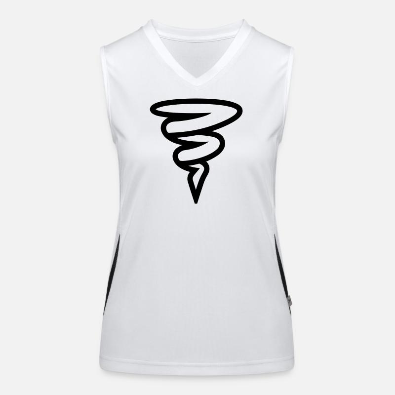 Tornado Funktionelles Kontrast-Tank Top für Frauen