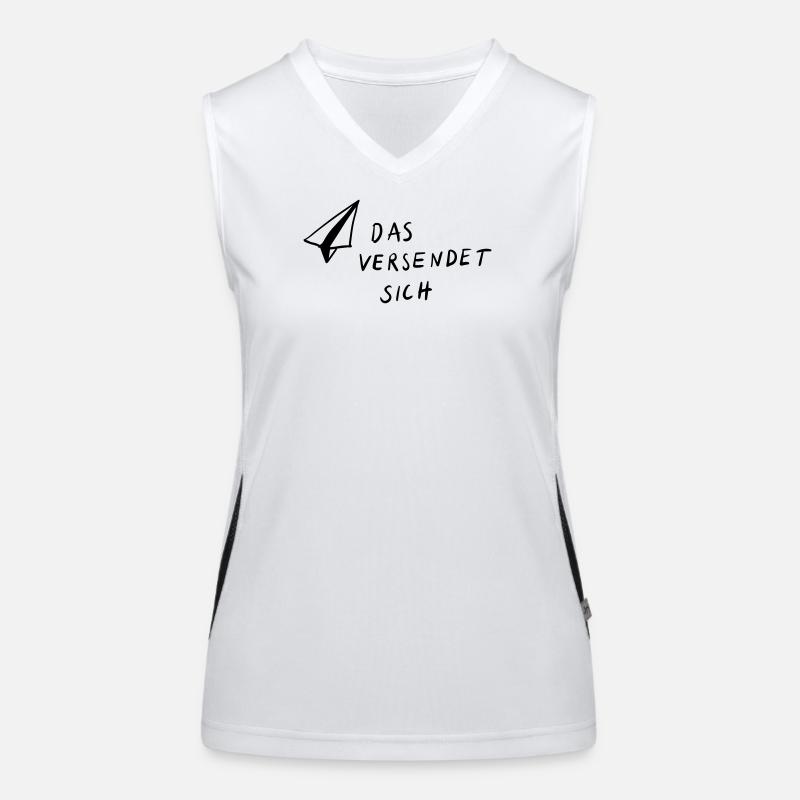 Ceci est envoyé Débardeur respirant contrasté Femme