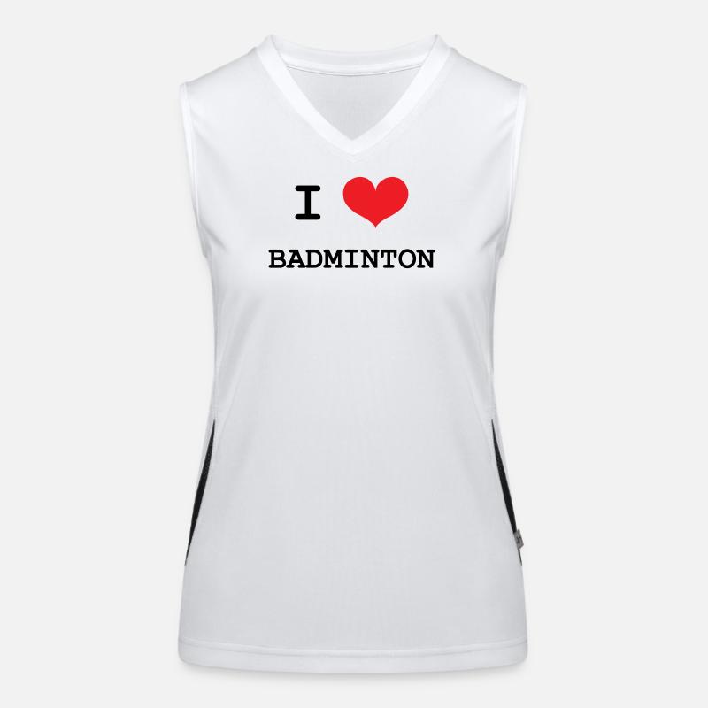 Badminton - Sport - Racket Women's Functional Contrast Tank Top