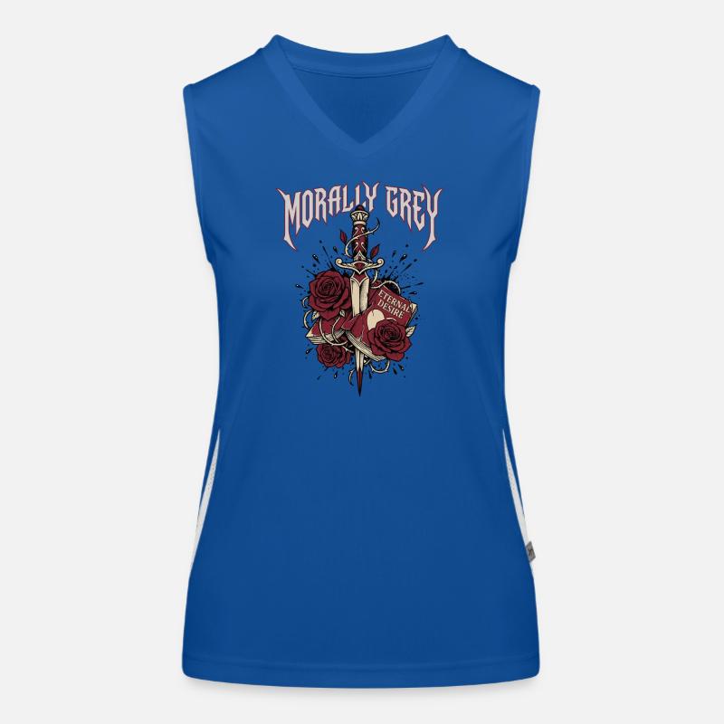 Morally Grey Book Trope Dark Romance Reader Women's Functional Contrast Tank Top