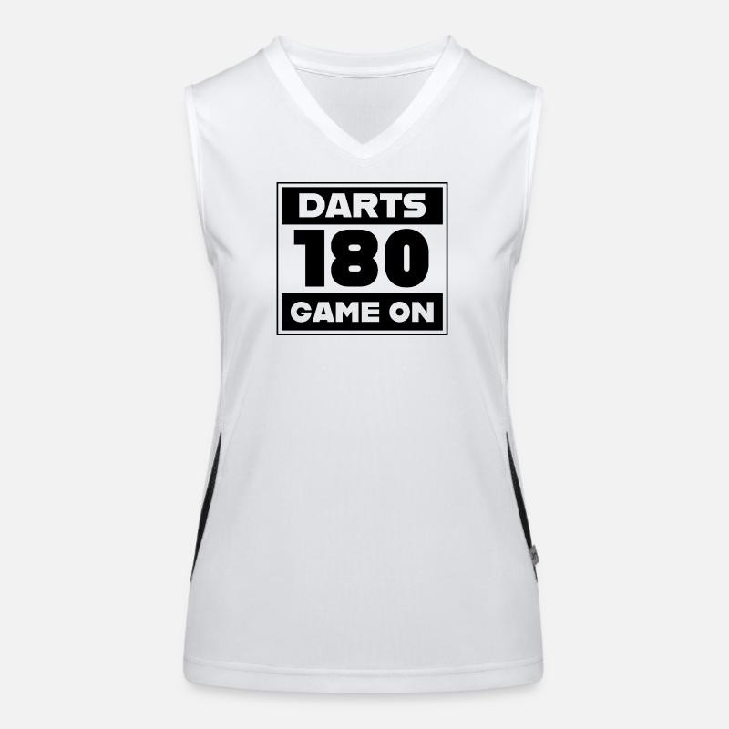 Dart,Darts_Startnummer Funktionelles Kontrast-Tank Top für Frauen