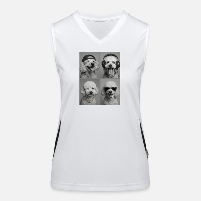 Poodle Women's Functional Contrast Tank Top