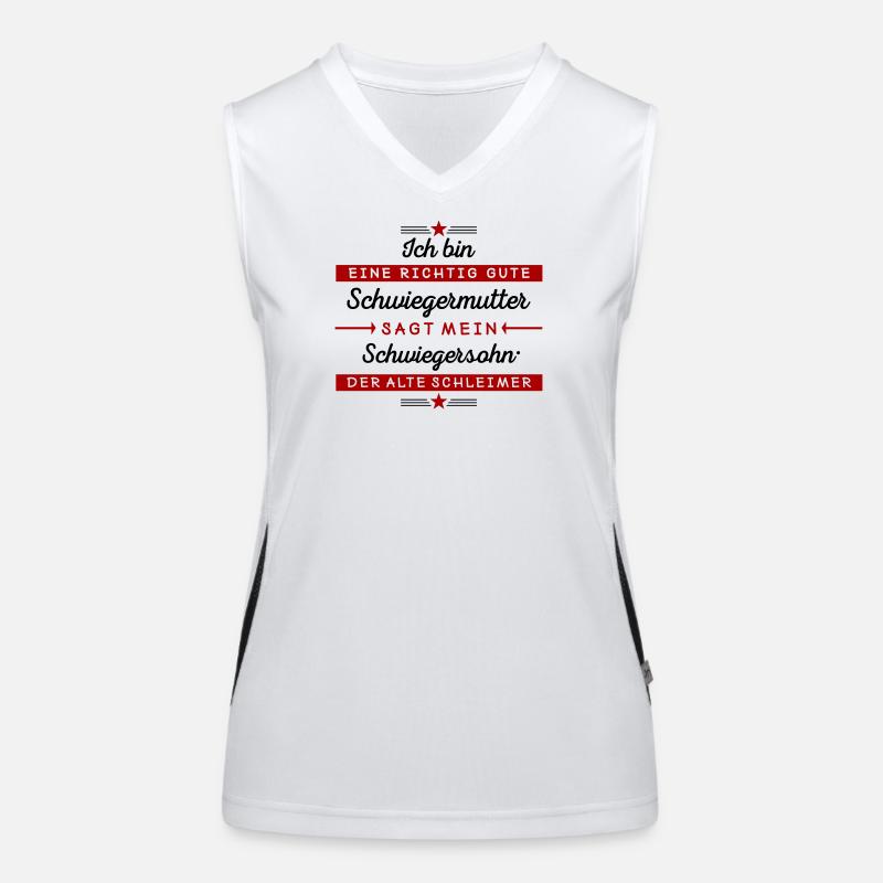 Ich bin eine gute Schwiegermutter Funktionelles Kontrast-Tank Top für Frauen