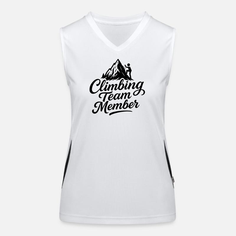 Climbing Mountains Team Women's Functional Contrast Tank Top