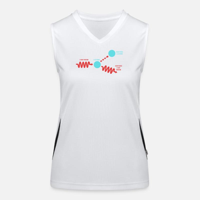 Physique quantique Mécanique quantique Saut quantique Débardeur respirant contrasté Femme