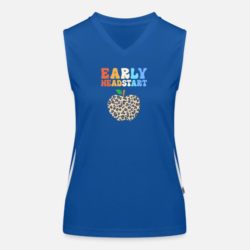 Vorschulkind Lehrer Vorschule Funktionelles Kontrast-Tank Top für Frauen