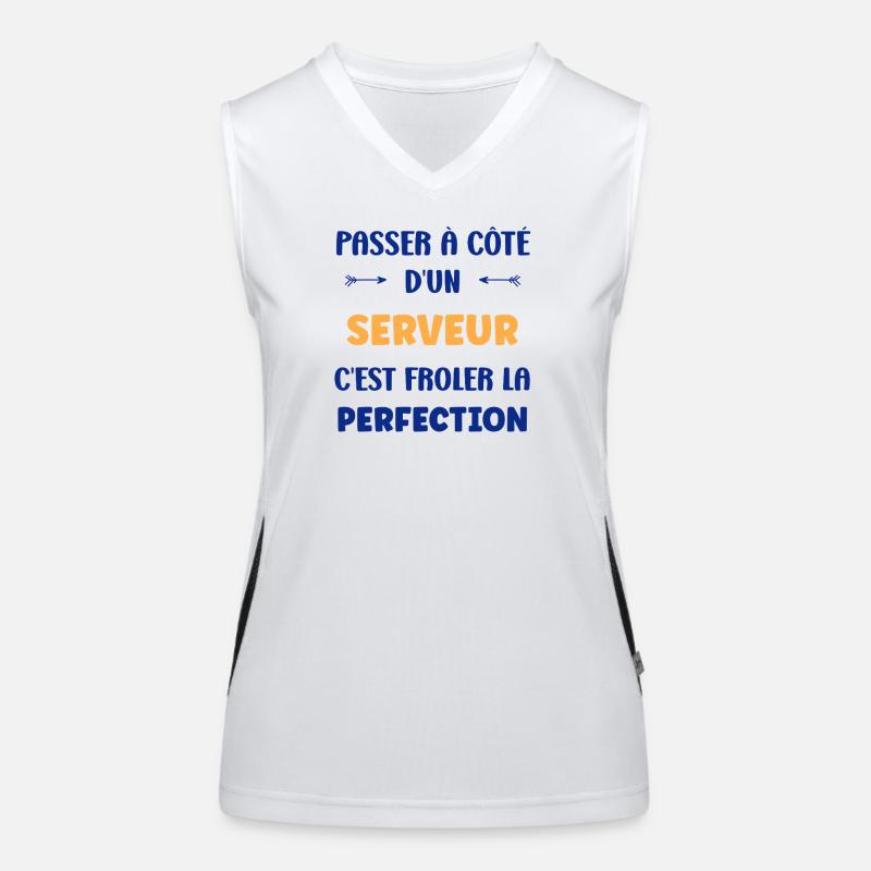 Server Funktionelles Kontrast-Tank Top für Frauen