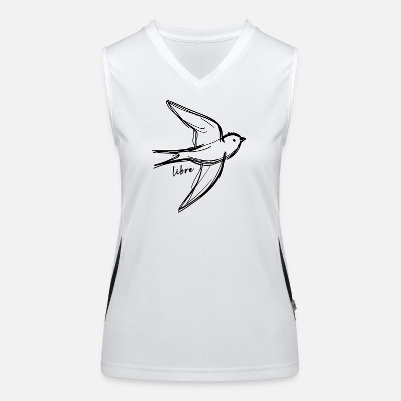 Oiseau libre Débardeur respirant contrasté Femme