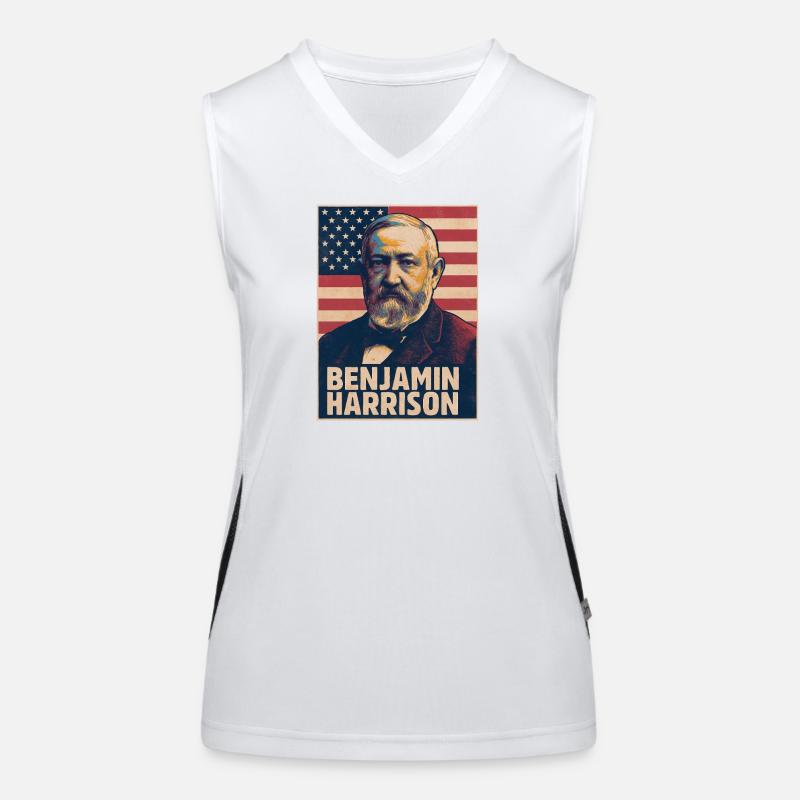 Benjamin Harrison, États-Unis Débardeur respirant contrasté Femme