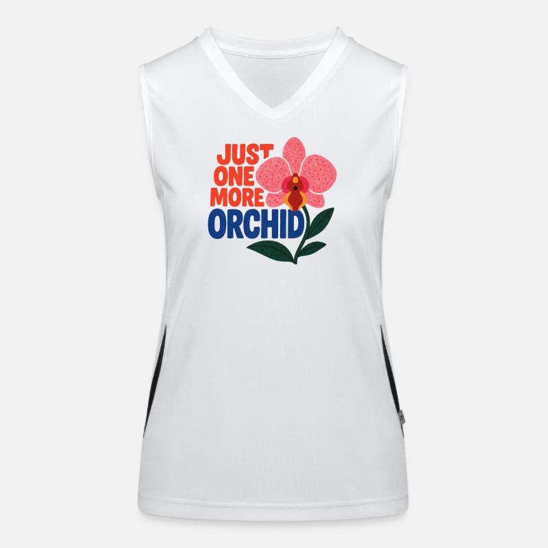Encore une orchidée Débardeur respirant contrasté Femme