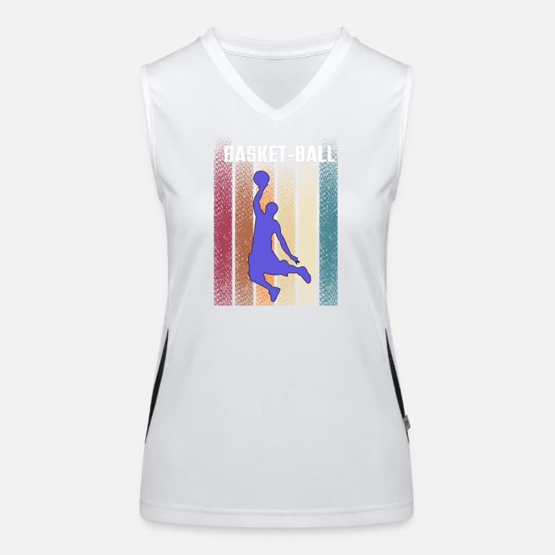 Basket-ball Débardeur respirant contrasté Femme