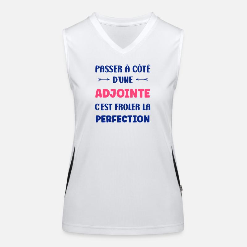 Adjointe Débardeur respirant contrasté Femme