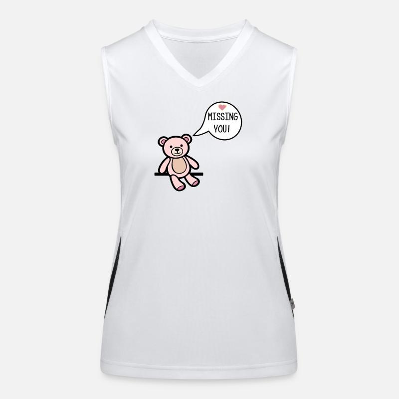 Missing You Women's Functional Contrast Tank Top
