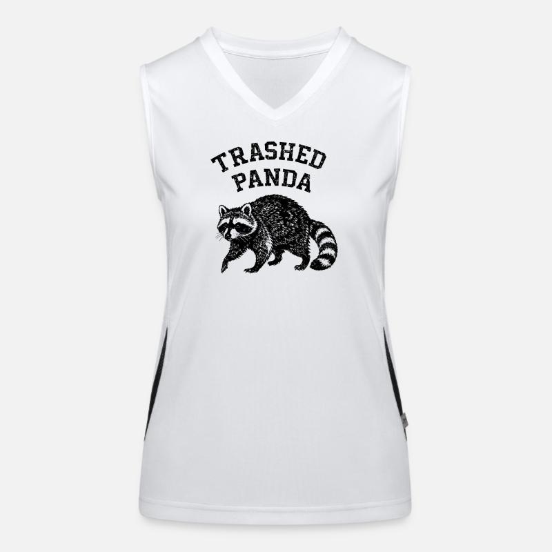 Trashed Panda Women's Functional Contrast Tank Top