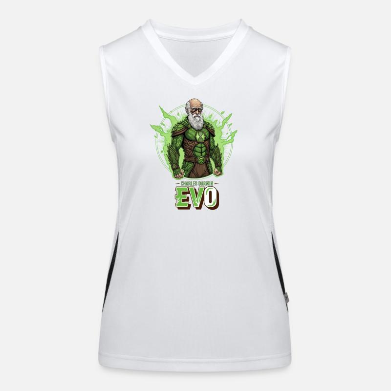 Evo Darwin Green Hero Women's Functional Contrast Tank Top