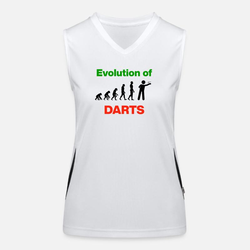 Évolution des fléchettes, création de la perfetion, 180 Débardeur respirant contrasté Femme