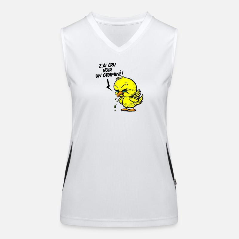 ICH DACHTE, ICH HÄTTE EIN GRAS GESEHEN! Funktionelles Kontrast-Tank Top für Frauen