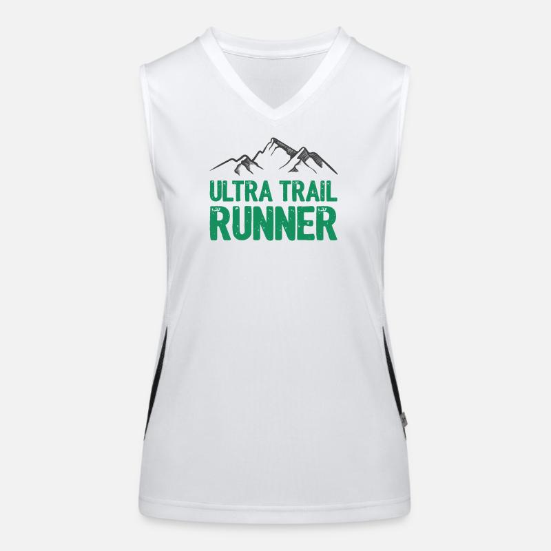 Ultra Trail Runner Funktionelles Kontrast-Tank Top für Frauen