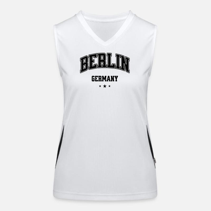 Logo de l’Arch Collegiate de Berlin Débardeur respirant contrasté Femme