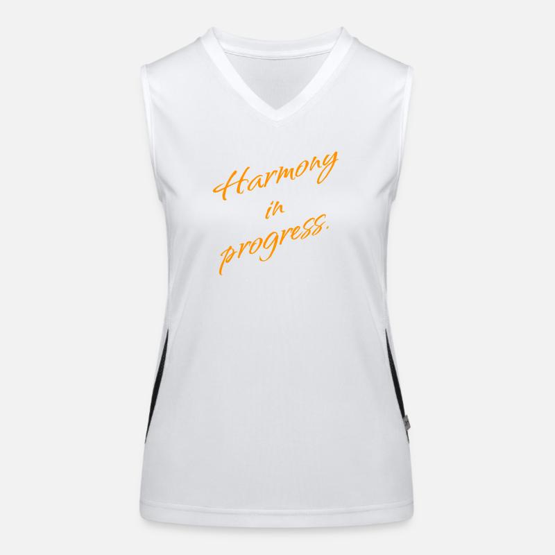 Harmony in Progress – Balance & Mindset Women's Functional Contrast Tank Top