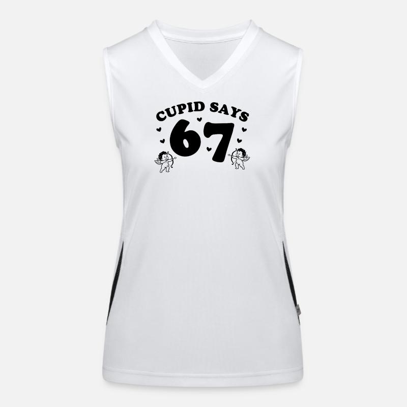 Cupid Says 67 – verspieltes Cupido-Design Funktionelles Kontrast-Tank Top für Frauen