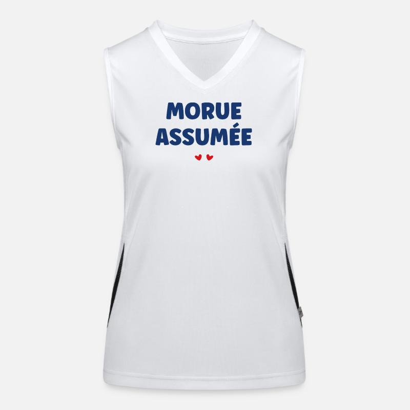 Cod vermutet: Meereshumor Funktionelles Kontrast-Tank Top für Frauen