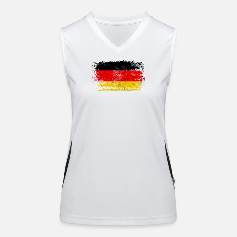 Germany Vintage - Eagle Crest Gift Women's Functional Contrast Tank Top