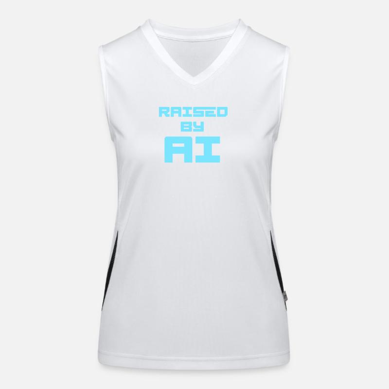 RAISED BY AI Women's Functional Contrast Tank Top