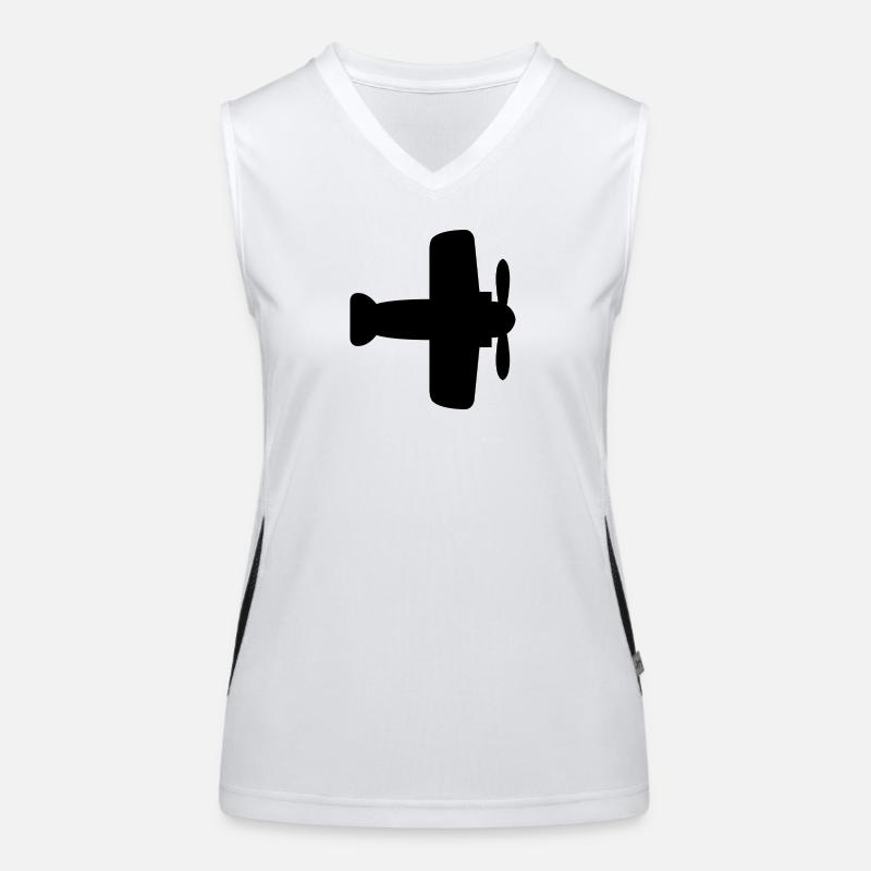 Plane Women's Functional Contrast Tank Top