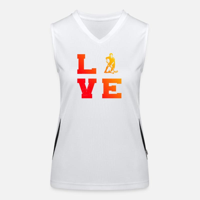 Simply floorball timeless design Women's Functional Contrast Tank Top