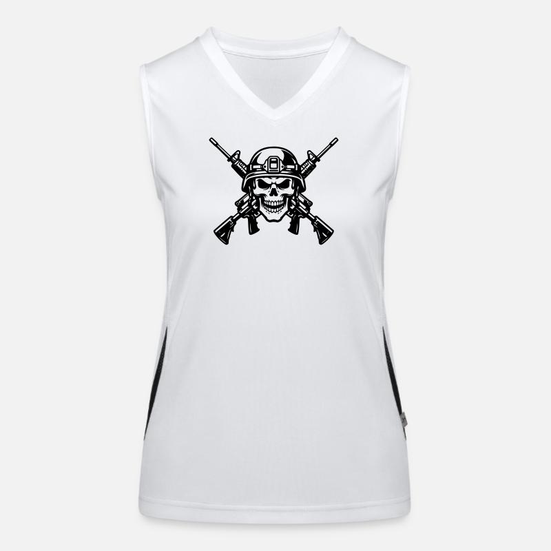 Krieg Funktionelles Kontrast-Tank Top für Frauen