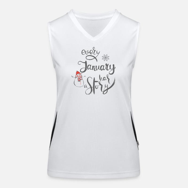 January Women's Functional Contrast Tank Top