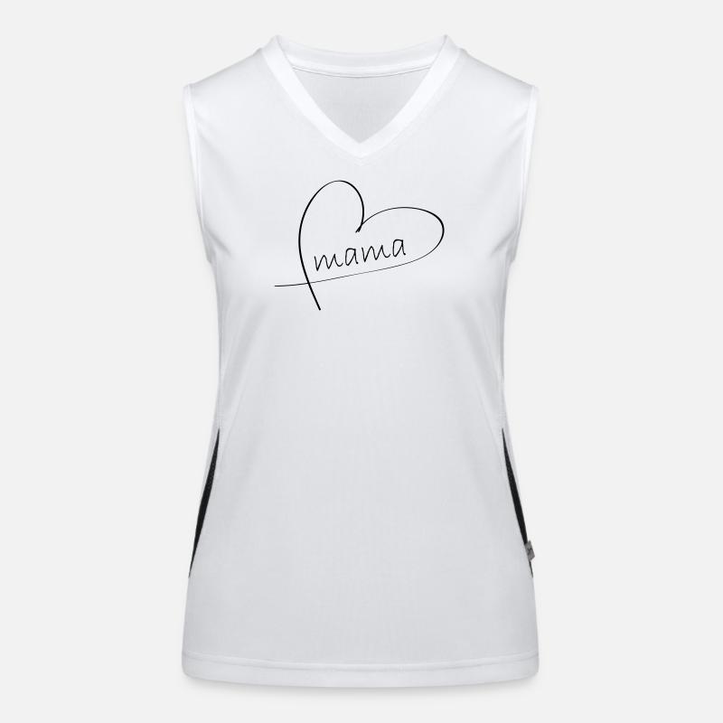 Mama Funktionelles Kontrast-Tank Top für Frauen
