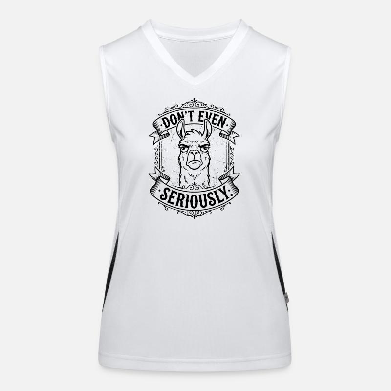 Ne faites même pas - Lama Design Débardeur respirant contrasté Femme