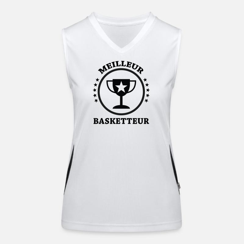 Meilleur Basketteur Débardeur respirant contrasté Femme