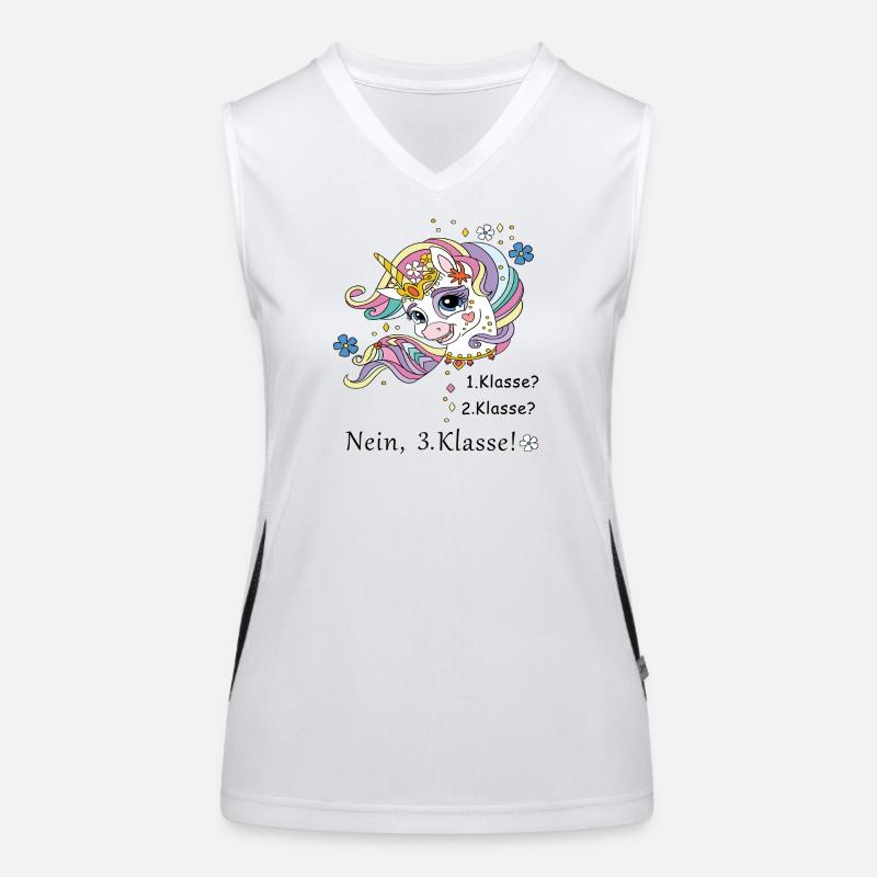School child 3rd grade Women's Functional Contrast Tank Top