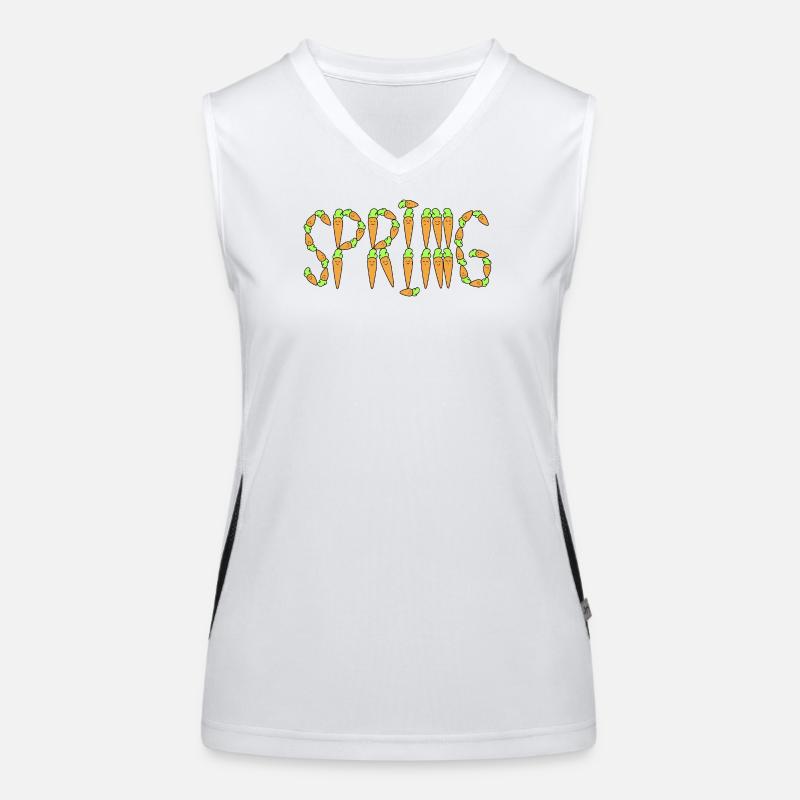 Source de carotte Débardeur respirant contrasté Femme