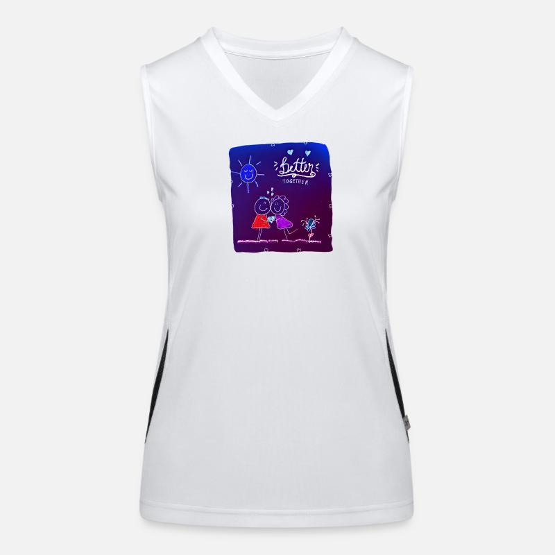 Better together Women's Functional Contrast Tank Top