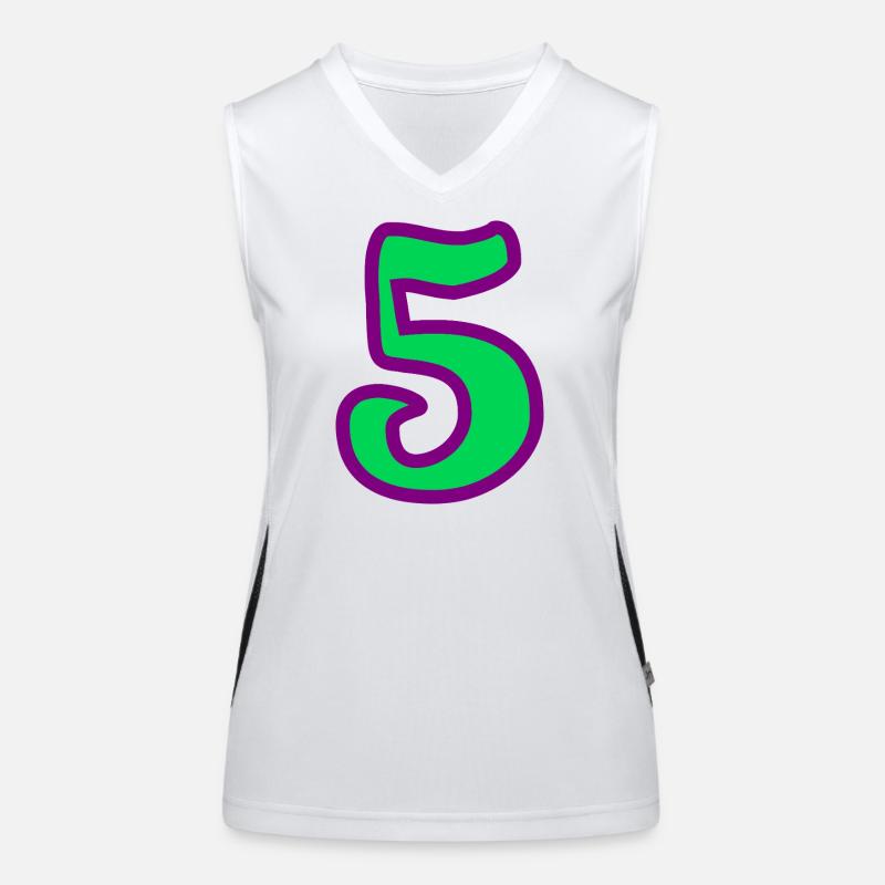5. JUBILÄUM. 5 JAHRE. 5. JUBILÄUM Funktionelles Kontrast-Tank Top für Frauen