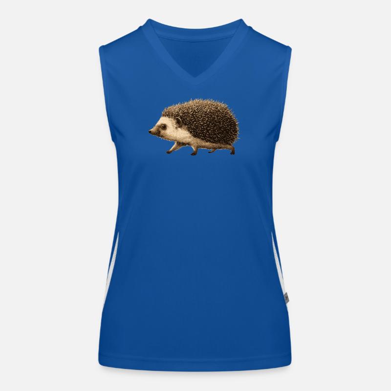 lustiger Igel Funktionelles Kontrast-Tank Top für Frauen